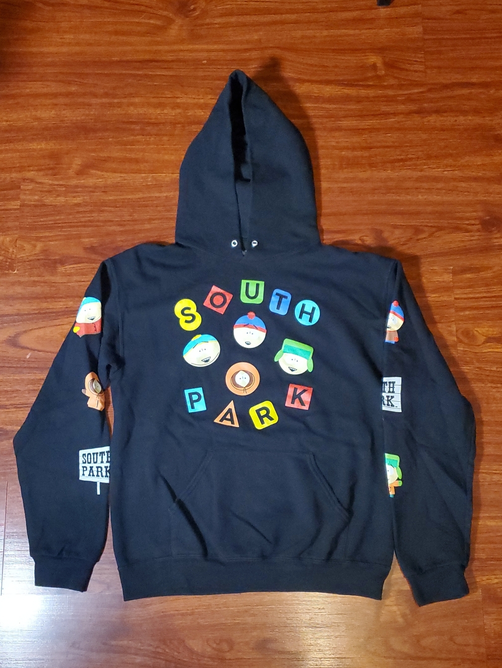 South Park Men's Black Graphic Crewneck Hoodie